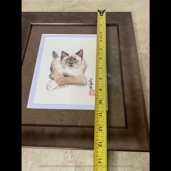 James Koh Chinese Brush Painting Siamese Cat - Picture 6 of 8